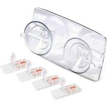 Soporte para Pase de peaje para EZ Pass, I Pass, I Zoom, PalPass, FasTrak, Quick Pass, Pass, PrePass, Toll Pass Parabrisas, Transparente, 3.9x 2.1 Pulgadas - inicial - Ver 1