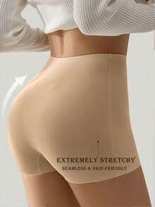 1 Piece Of Women's Fashionable Comfortable Traceless Out Non Rolled CrotchN Aked Feeling Can Be Worn Externally Safety Pants For Women Leggings Flat Belly Hip Lifting Underwear Shorts Women's Underwear ﻿