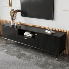 Television Stands & Entertainment Centers - Black + MDF - View 6