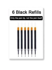 1 pièce Stylo à bille noir classique avec un poids conséquent - Flux d'encre fluide pour une écriture sans effort | Idéal pour les réunions d'affaires, la signature au bureau et la prise de notes des étudiants | Instrument d'écriture haut de gamme pour les professionnels, les cadres et les étudiants - Noir - Voir 17