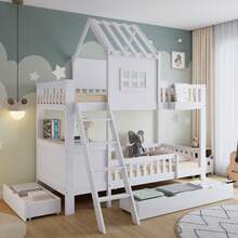 Kids Bed Frames, Headboards & Footboards - White - View 3