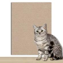 猫抓垫 猫抓板 自粘猫地毯 可裁剪猫抓板 防止猫抓沙发家具保护垫 适用于客厅卧室沙发墙 猫主人 猫咪运动和休息 促进抓挠习惯 情人节 感恩节 派对 生日礼物 - 彩色 - 查看 15