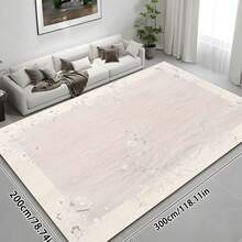 1pc Light Pink - Elegant Classical Ditsy Floral - Luxury Fresh INS Style - Area Rug, Machine Washable Soft Carpet, Rectangular, Stain-Resistant, Washable, Short Pile, Machine Made, Suitable For Living Room, Bedroom, Office, Game Room, Study, Indoor/Outdoor Entryway, Home Decor, Christmas, Halloween, Thanksgiving Theme - Multicolor - View 18