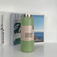 32Oz Insulated Stainless Steel Cup Water Bottle With Straw,Sports Water Bottle, Great For Travel - 綠色 - 查看 3