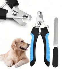 1/2 piezas Cortaúñas y recortadores para mascotas perros y gatos - Con protector para evitar el corte excesivo, incluye lima - Herramientas profesionales de aseo para mascotas - Multicolor - Ver 10