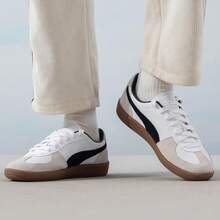 Puma 彪馬SuedeMayuUp防滑耐磨輕便復古厚底麵包鞋增高休閒鞋 380686-01 - 米白色 - 查看 1