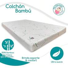 Colchn de Cuna de beb con Funda Impermeable de Bamb Transpirable y Lavable Hecho en Mxico por 18 Certificaciones 70x 130 - 80 x 140 - Ver 9