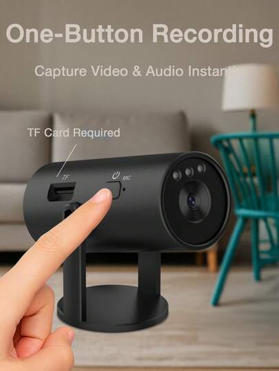 1/2/ Home Security Camera WiFi Nanny Cam Night Vision, Motion Detection, Indoor Outdoor Pet Monitoring Compact Discreet (Support 2.4GWIFl Only) view 5