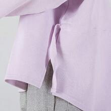 PUMA 女式运动服跑步训练休闲卫衣 - 紫色 - 查看 4