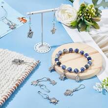 24 Pcs Turtle Stitch Markers, Alloy Tortoise Crochet Stitch Marker Charms  Style Stitch Marker Knitting DIY Gift For Knitting Sewing Accessories Quilting Jewelry Making{"Color_name":"Tortoise"} - con rùa - Xem 5