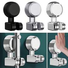 Adjustable Shower Head Holder Suction Cup Type Relocatable Showerhead Bracket Wall Mounted Handheld Sprayer Support - Grey - View 4