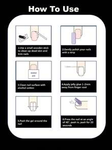 10 pezzi di unghie finte a mandorla realizzate a mano, con decorazioni 3D a tema marino come meduse e onde, con 3 accessori per la arte di unghie, colla per unghie, ideali per feste, viaggi, uso quotidiano e scuola, per donne e ragazze