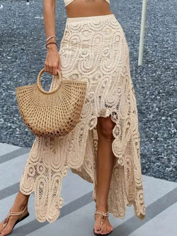 Saia Crochê