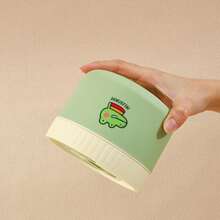 صندوق غداء حراري دائري من الفولاذ المقاوم للصدأ 304 بنمط جميل مع مقبض، صندوق بنتو مزدوج الطبقة معزول قابل للفصل، حاوية غداء محمولة وإعادة الاستخدام مقاومة للتسرب، حاوية تخزين الطعام، آمنة للميكروويف والغسالة الآلية، مناسبة لاستخدام الطلاب والبالغين في المدرسة والمكتب والتخييم والنزهات والسفر