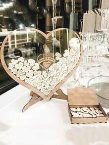 Wooden Wedding/Party Check-In Desk, Signature Table Decor Crafts