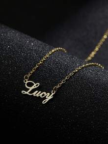 925 Sterling Silver Personalized Name Necklace, Custom Pendant Gift - Perfect For Valentine's Day, Anniversary, Halloween, Christmas, Mother's Day, Friends And Family - Multicolor - View 10