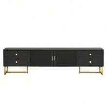 Television Stands & Entertainment Centers - Black - View 11