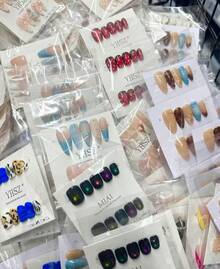 24-Piece Nail Set, All Kinds Of Press-On Nails, Nail Art Supplies - Random Delivery 1 Piece, Halloween Theme Nails (Random Delivery)