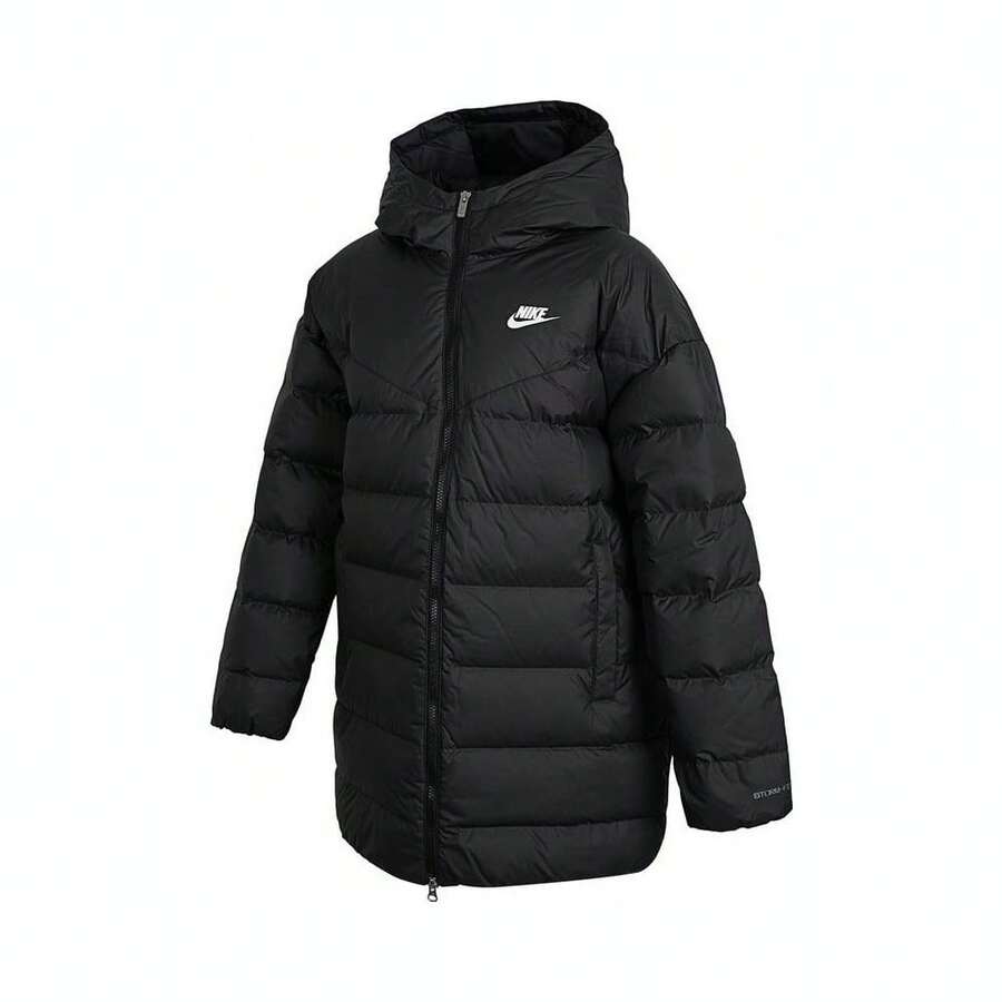 Nike Women's AS W NSW SF DWN WR PARKA Down Jacket - Long DQ6874-010 - Black - View 1