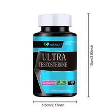 MENXI Men's Testosterone Booster 1350 Mg - With Tongkat Ali And Maca For Boosted Strength And Vitality, Male Enhancement Pills, 60 Count - 120G - View 7