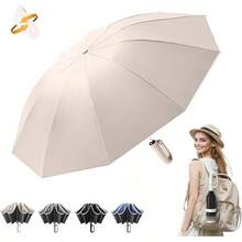 Umbrellas And Rain Hat Umbrellas - Beige - View 13