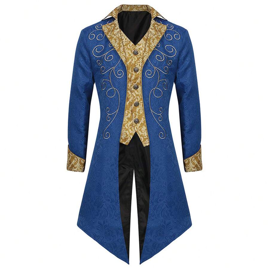 Men Cosplay Clothing - Blue - View 1