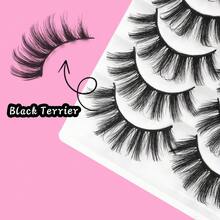 14 pares de cílios D Curl, cílios grossos e volumosos, cílios finos e alargados, efeito olho de gato, cílios postiços estilo mangá