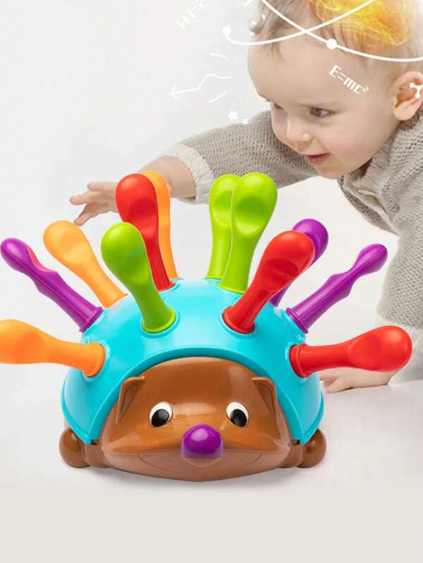 Hedgehog Nail Removal Puzzle Toy, Develops Fine Motor Skills, Hand-Eye Coordination And Concentration, Educational Gift For Children