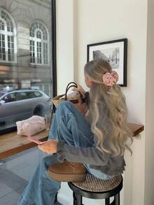 Senya 女士秋冬新款浪漫棕色前开襟针织开衫，蕾丝设计休闲针织毛衣上衣，圆领长袖，适合日常约会、假日、度假、情人节、女士冬季毛衣、新年等场合。 - 灰色 - 查看 5