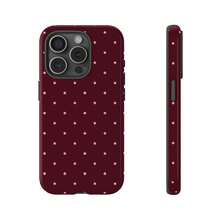 Mocha Cherry Polka Dot Phone Case, Compatible With 17/16/15/14/13/12/11 Pro Max - Multicolor - View 5