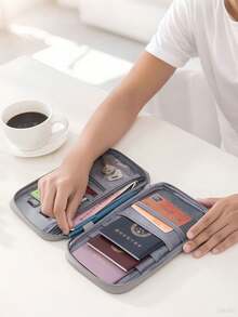 Waterproof Passport Holder, Unisex Multifunctional Passport Wallet, Portable Travel Passport Cover, Credit Card Holder, Suitable For Airplane Travel, Vacation, Back To School Season - Multicolor - View 4