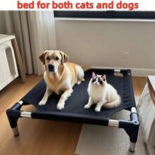 Breathable & Comfortable Pet Bed, Suitable For Small, Medium & Large Dogs, Indoor & Outdoor Use - Black - View 8