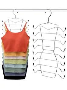 1pc Tank Top Hanger, Space Saving Bra Hanger, Non-Slip Hanging Sport Bras Holder, Closet Organizers And Storage For Camisoles Tank Tops Bras Ties Swimsuits Strappy Dress.Space-Saving Design With Non-Slip Grips For Secure Storage.Ideal For Organized & Fashion Women. - Nhiều màu - Xem 9