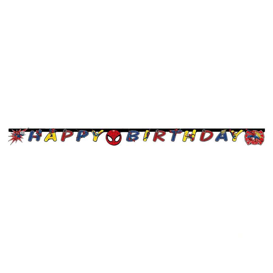 Marvel Happy Birthday Banner (Multicoloured) - 100% Mixed - (SG38506) - 彩色 - 查看 1