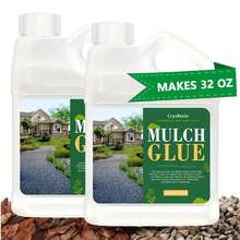 500ml/1000ml Clear Gardening Landscape Mulch Adhesive, - Premium Landscape Adhesive For Rocks, Bark & Gravel - Strong Bonding For Garden Paths, Patios & Borders - & Fast Drying - Perfect For DIY Landscaping Projects