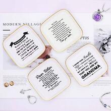 To My MIMI Saying Ceramic Ring Dish Decorative Jewelry Tray Grandma, Unique Grandma Birthday Meaningful Gifts Grandma From Grandchild - Best MIMI Ever