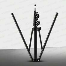 AXNEN 155cm Floor-Standing Tripod Stand Adjustable Length Professional Photography Accessior Stand,1/4 Screw Interface Suitable For Digital Camera,Camcorder,Phone Holder,Fill Light,Living Streaming,Professional Photography,Outdoor Shooting,Indoor Recording - Black and White - View 10