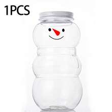 10/5/1 Stück 16-Unzen Weihnachts-Schneemann Milchtee Kaltgetränk Becher, Weihnachtsdekoration - Dicke wiederverwendbare Verpackungsflasche, geeignet für Feiertagspartys, wiederverwendbare Verpackungsflaschen, Party-Getränkesets und Familienzusammentreffen. Geeignet als Dekorationsobjekt für Feiertagspartys