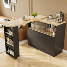 Dining Tables - Black + MDF - View 1