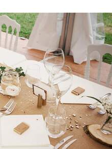 2pcs/5pcs Natural Coarse Linen Table Runners, Vintage Hessian Burlap Table Cloth Runners, Rustic Style Farmhouse Country Jute Table Runners For Birthday, Home, Baby, Bridal Shower, Party, Event, Christmas, Halloween, Thanksgiving Holiday Gatherings, Wedding Table Decoration