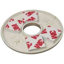 ABS Wall Split Flange Self - Adhesive Tape Round Escutcheon Plate Cover Pipe Faucet Decoration Accessories Faucet Pipe Flange Pipe Cover 51 Yellow - 51 黃色 - 查看 6