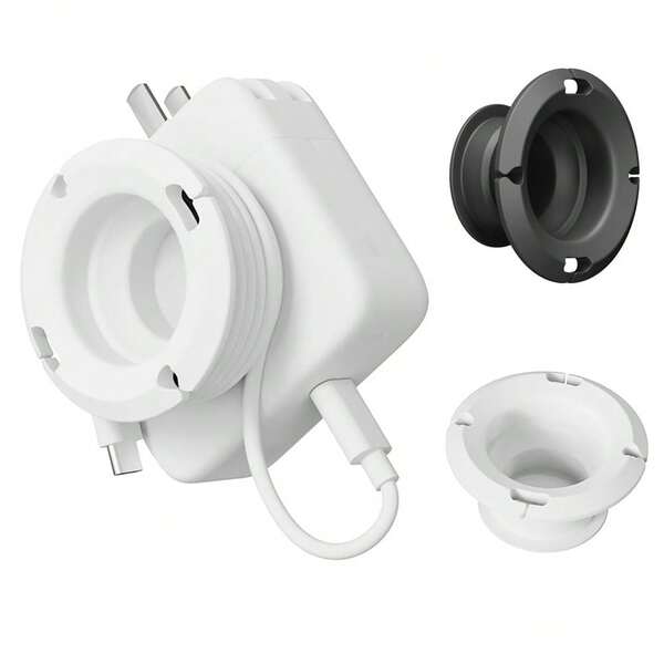 Silicone Collapsible Cord Wrap Foldable Charger Organizer Compatible With MacBook And PC Charger And Adapter, Wired Manager Holder Wrap Winder Cable Management Travel Essentials