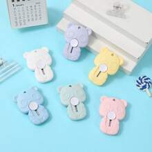 Paquete de 12 Cutters Mini Navajas Utilitarias Retractables con Forma de Oso Panda: Abridor de Sobres y Cortador de Papel con Hoja de Acero Inoxidable, Mango Ergonómico de Plástico para Comodidad, Ideal para Manualidades DIY, Hogar, Oficina, Escuela y Material de Papelería, Herramienta Adorable y Funcional para Uso Diario y Talleres Creativos - de colores - Ver 2
