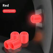 4/8/12 Pieces Of Luminous Tire Valve Covers, Fashionable Decorative Accessories, Enhance Night Visibility, Suitable For Decorating Car, Bicycle, And Motorcycle Accessories,Improve Pedestrian Recognition Rate And Enhance Nighttime Visibility - Một cỡ - Xem 8