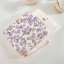 Geantă de depozitare pentru absorbante menstruale cu model aleatoriu, reutilizabilă, pentru dormitor universitar, pentru călătorii, pentru baie și școală