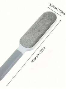 Escova de remoção de pelos dupla face, escova de remoção de pelos, removedor de fiapos de tecido mágico, escova manual de remoção de pelos estática, escova de remoção de fiapos, reutilizável, lavável, adsorção estática, pelos antimoscas, portátil para viagem, essencial para pessoas desleixadas, adequada para roupas, sofás, móveis, roupas de cama e carpetes - ferramenta eficaz de remoção e limpeza de pelos essencial