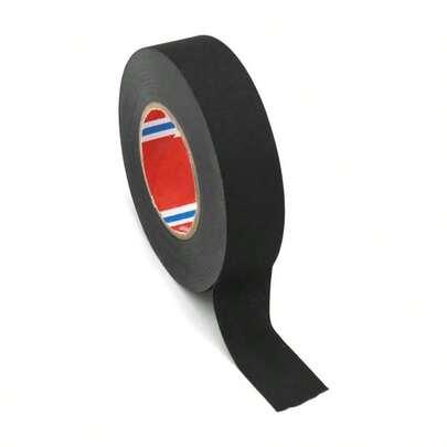 4 Rolls Fabric Tape For Cars, Self-Adhesive Insulation Tape Electrical Tape Wiring Harness Tape, Waterproof Soundproof And Flame Retardant, 19mm X 20M