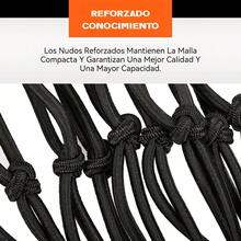 180*120cm Juego de red de látex para equipaje de coche, Bolsas Porta Equipajes, Malla Red Portaequipajes Elástica Universal Techo - Negro - Ver 5