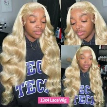 NARNI 613 Body Wave Lace Front Wig Human Hair 250% Density 13x4 HD Blonde Wig Human Hair Glueless Blonde Body Wave Lace Front Wigs Human Hair Pre Plucked 613 HD Lace Frontal Wig For Women - S613 - 查看 5