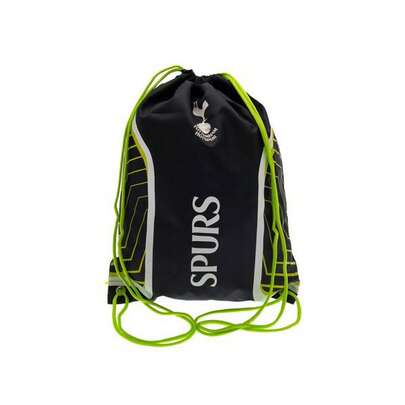 Tottenham Hotspur FC Spurs Flash Drawstring Bag (Navy/Green/White) - 100% Mixed - (BS3236)